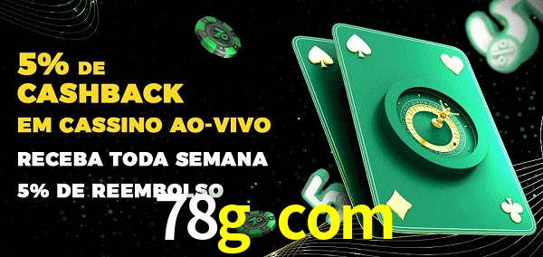 Promoções do cassino ao Vivo 78g com